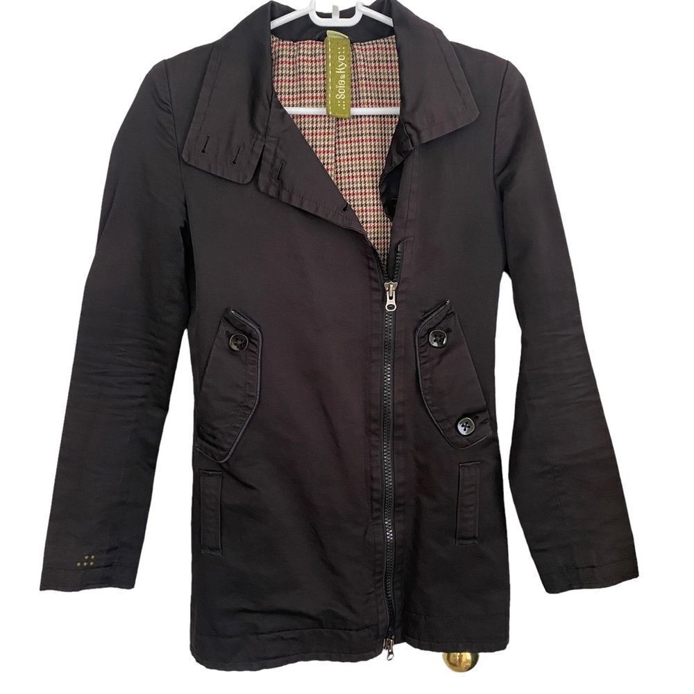 Soia & Kyo Black Jacket‎ Sz XS